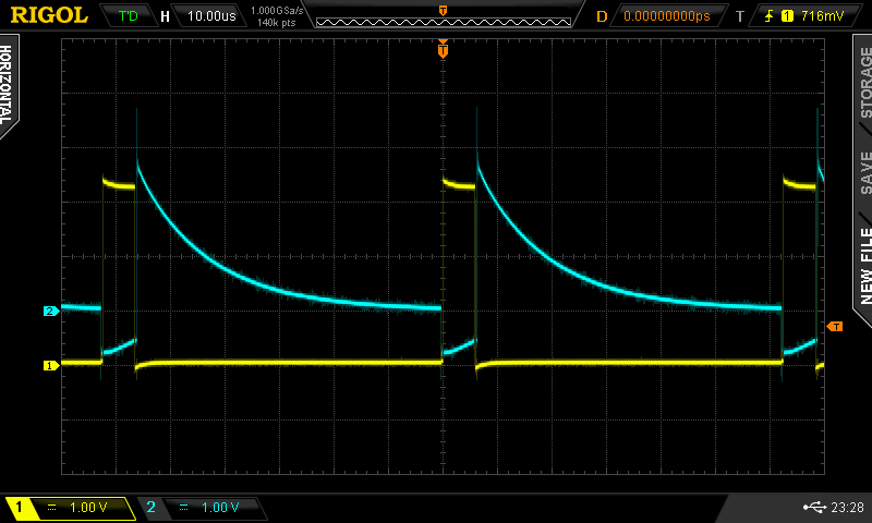 Scope signals without fake comparator signal connected