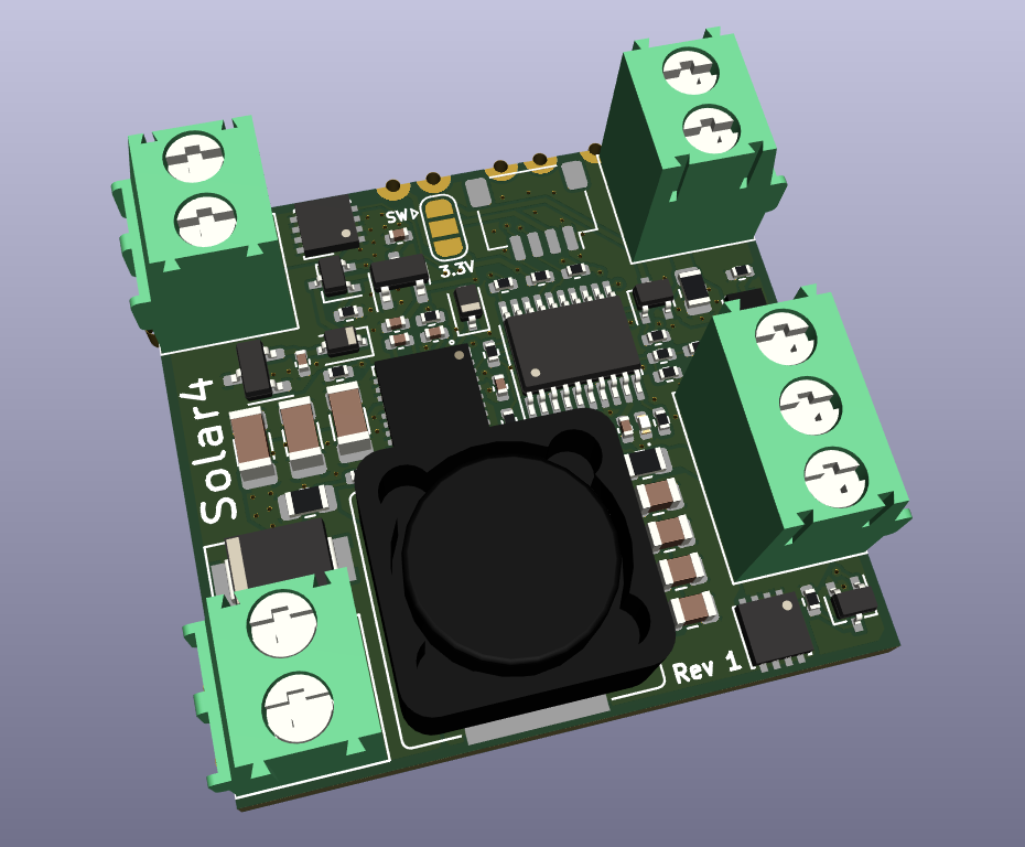 LiFePO4wered/Solar4 rev 1 3D view